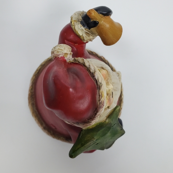 TII Collections Resin Santa Claus Figurine Candy Jar 5" Red Handcrafted Christma - Picture 5 of 7